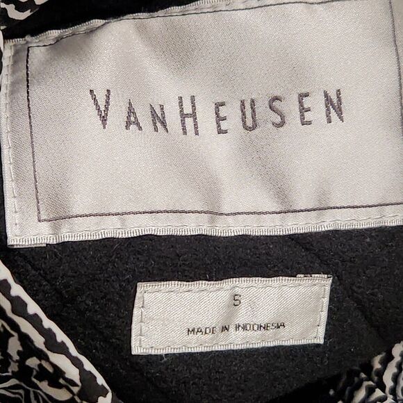 Van Heusen Women’s Vest – Zigzag Pattern, Black & White, Size Small, Lined - Picture 6 of 7